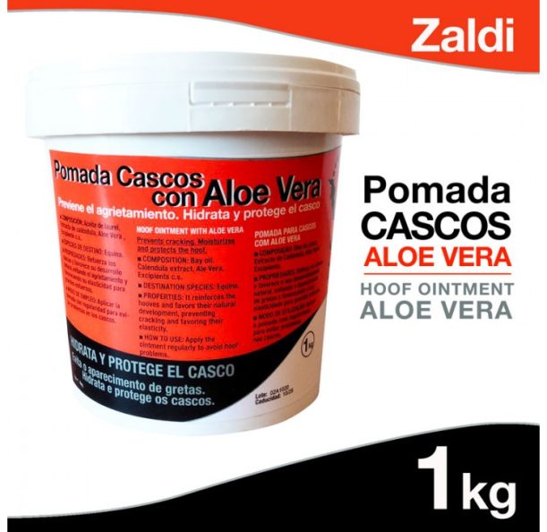 zaldi premium pomada cascos aloe vera 1kg