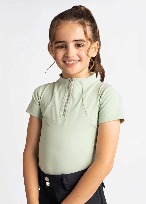 Maximilian short sleeve base layer (sage green)