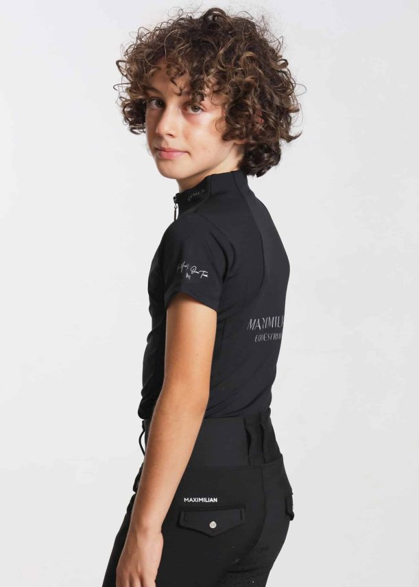 Maximilian yr short sleeve base layer (black) - Imagen 2