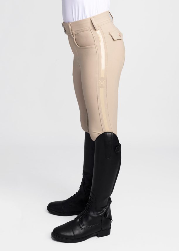 pantalon maximilian yr reflection breeches (beige) - Imagen 2