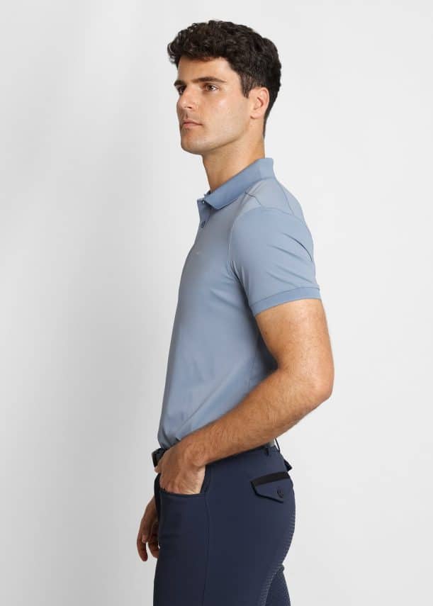 polo shirt  maximilian blaze (steel blue) - Imagen 2