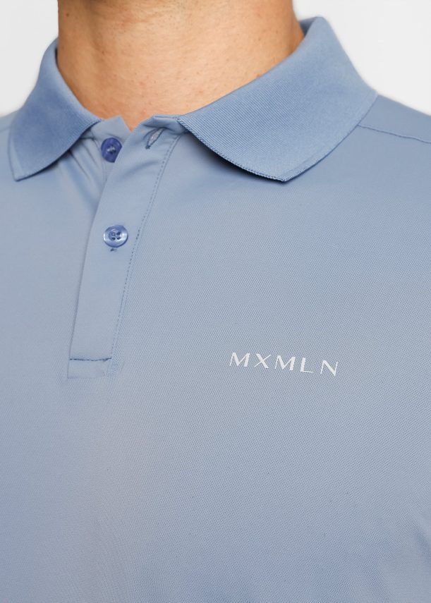 polo shirt  maximilian blaze (steel blue) - Imagen 4