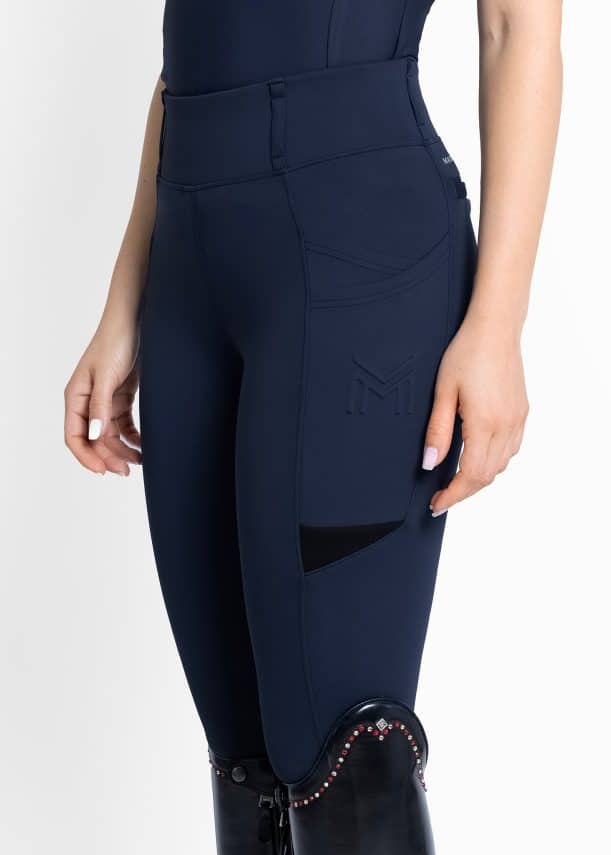 maximilian tech riding leggings (navy)