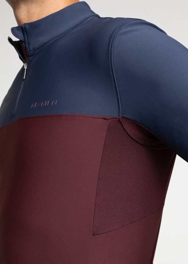 maximilian kent base layer (navy/burgundy) - Imagen 8