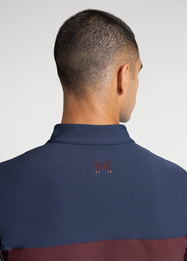 maximilian kent base layer (navy/burgundy) - Imagen 9