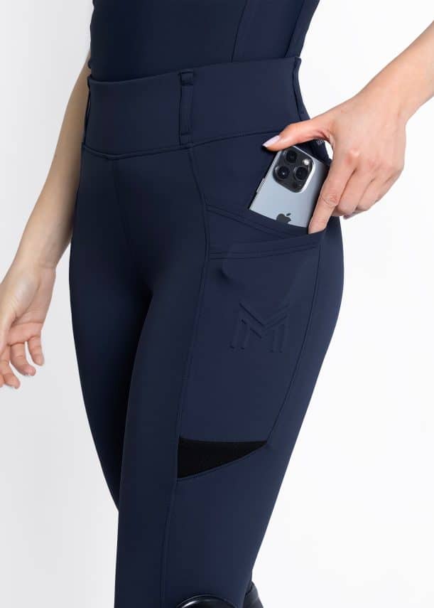 maximilian tech riding leggings (navy) - Imagen 2