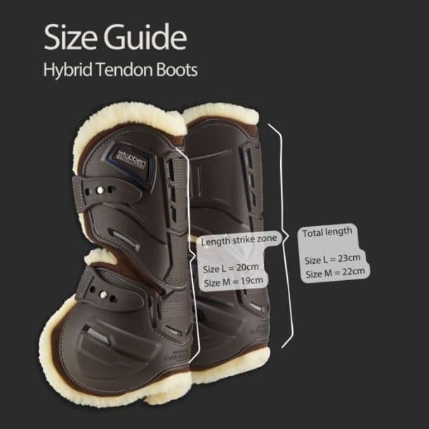 protectores stübben de tendón híbrido fleece - Imagen 3