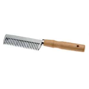 PEINE HH ALUMINIO CON MANGO MADERA