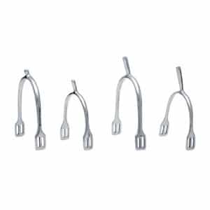 ESPUELA INGLESA SEFTON  PUNTA RECTA INOXIDABLE SIN RULETA (PAR)