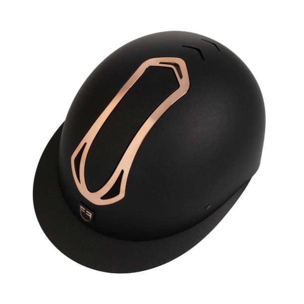 CASCO DE EQUITACION EQUESTRO MODELO AZAEL VISERA ANCHA - Imagen 3
