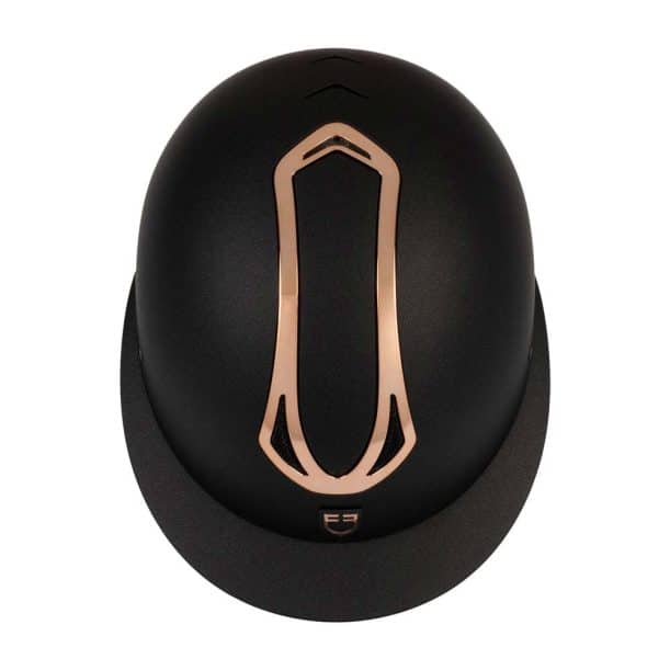 CASCO DE EQUITACION EQUESTRO MODELO AZAEL VISERA ANCHA - Imagen 2
