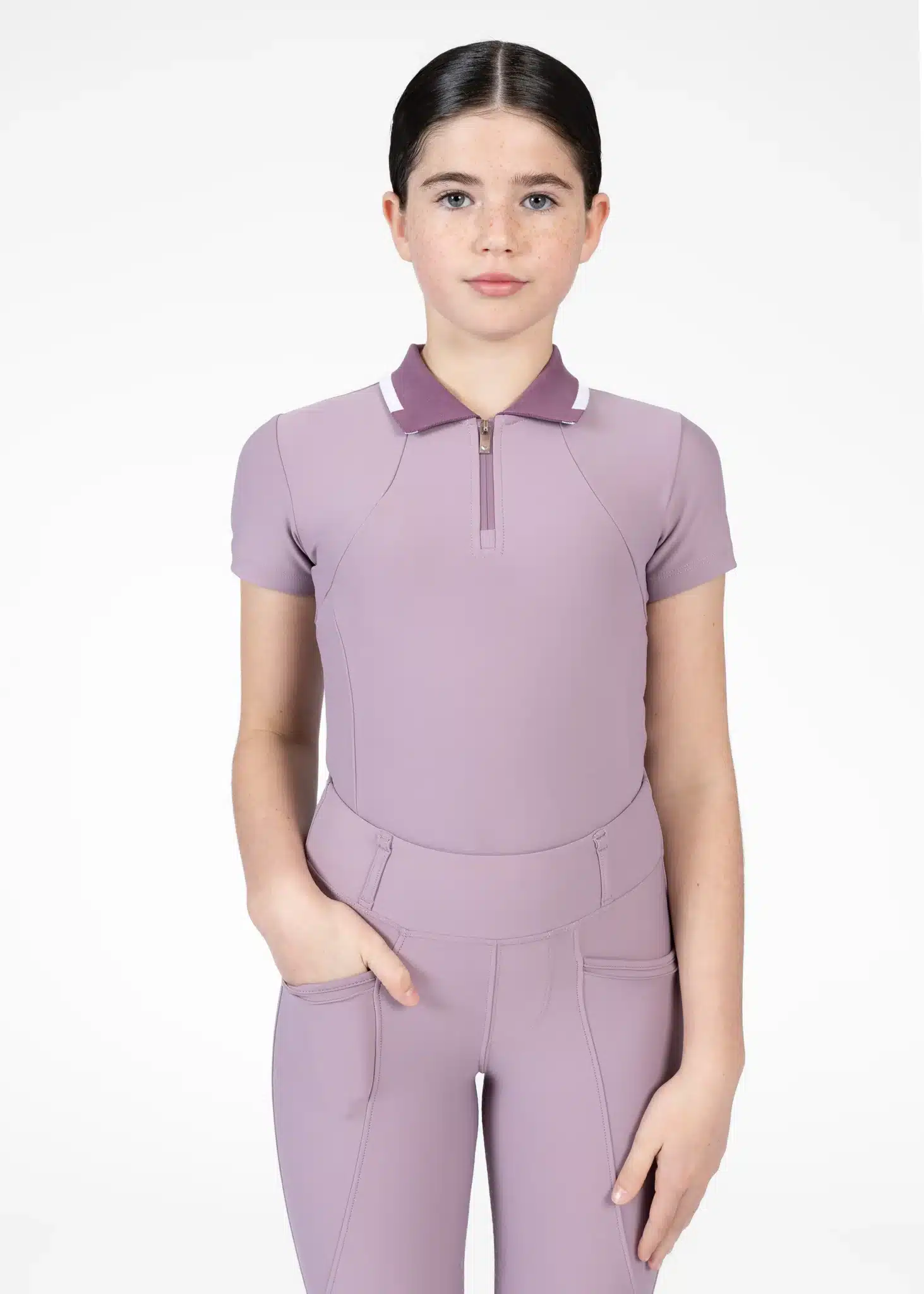 Polo maximilian YR Concept Short SleeveShirt (Orchid) - Imagen 3