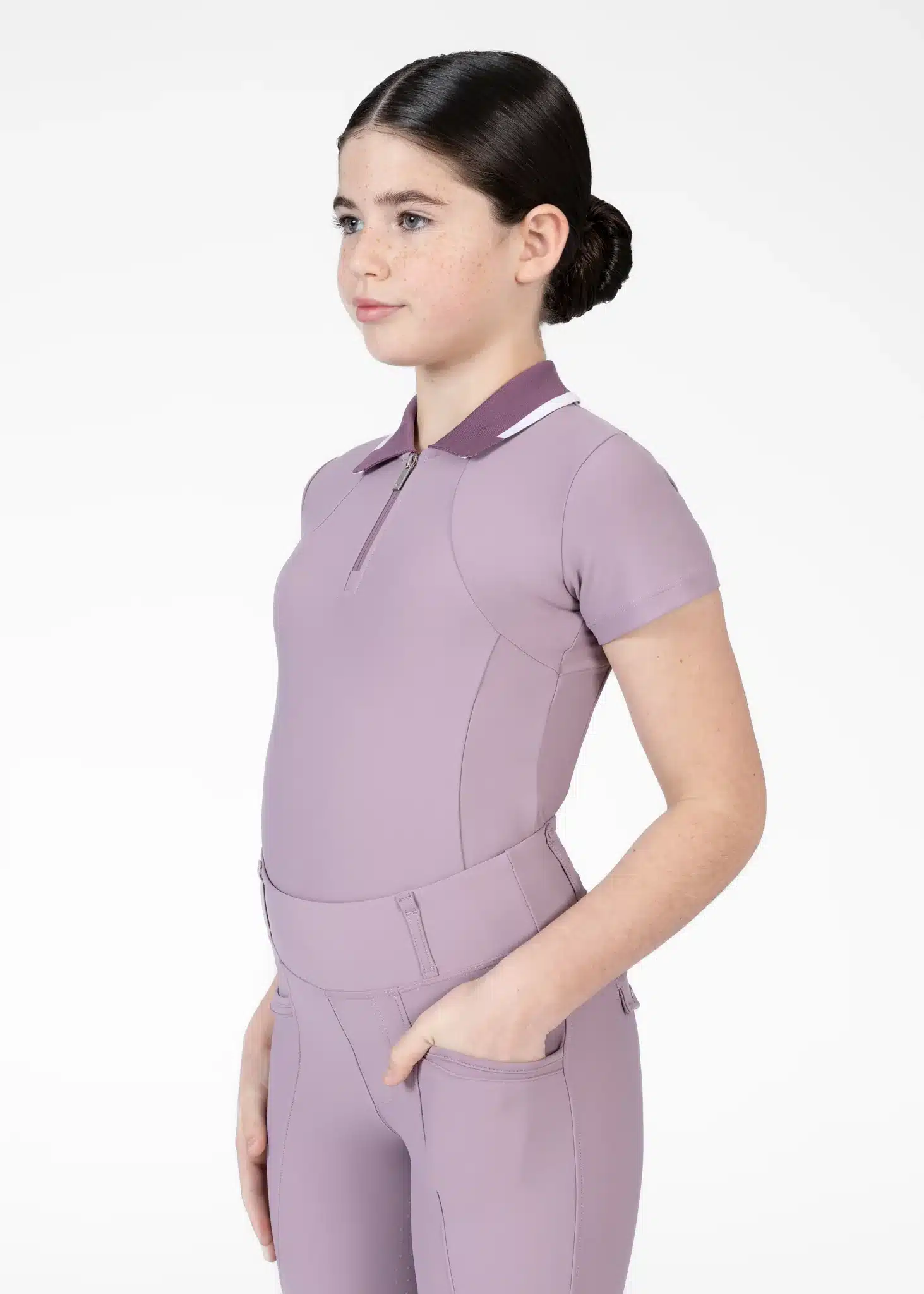 Polo maximilian YR Concept Short SleeveShirt (Orchid) - Imagen 4