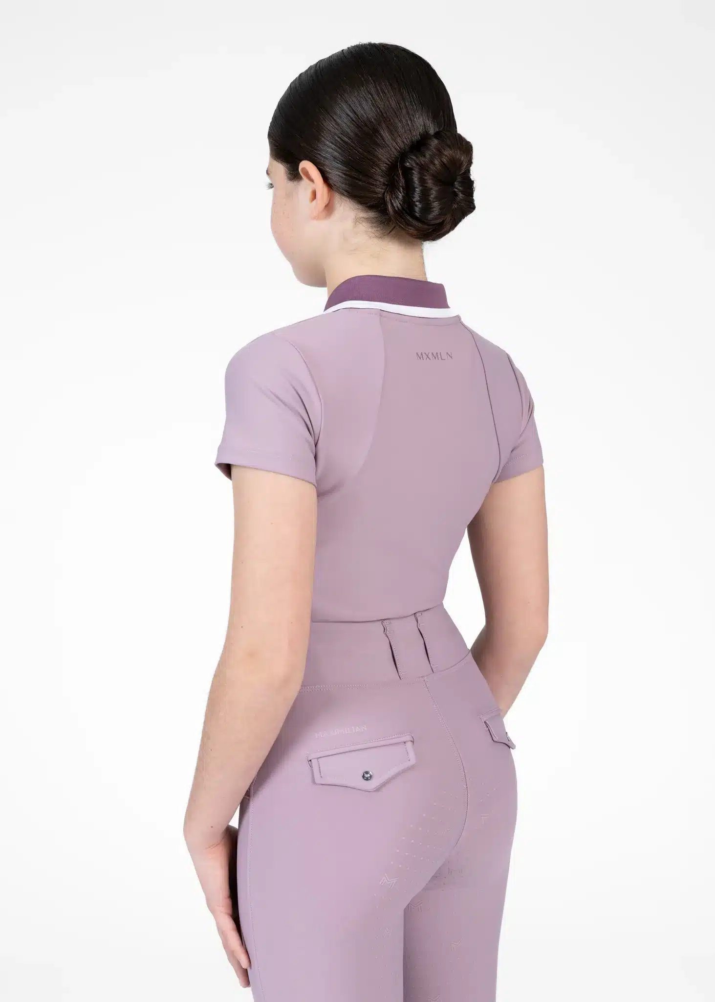 Polo maximilian YR Concept Short SleeveShirt (Orchid) - Imagen 5