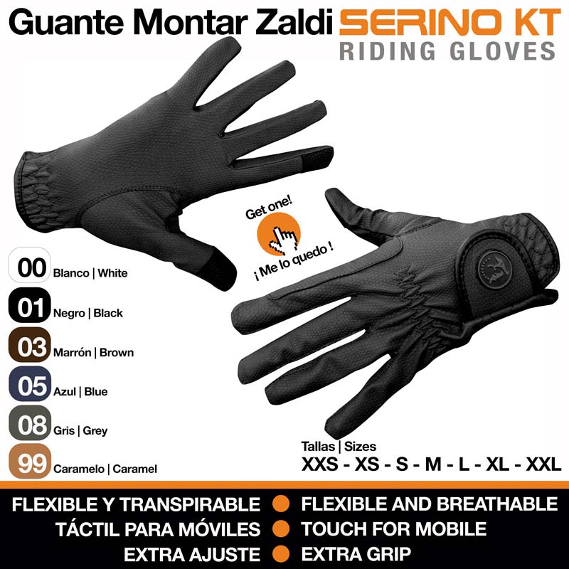 GUANTES MONTAR ZALDI SERINO KT - Imagen 10