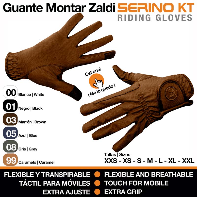 GUANTES MONTAR ZALDI SERINO KT - Imagen 9