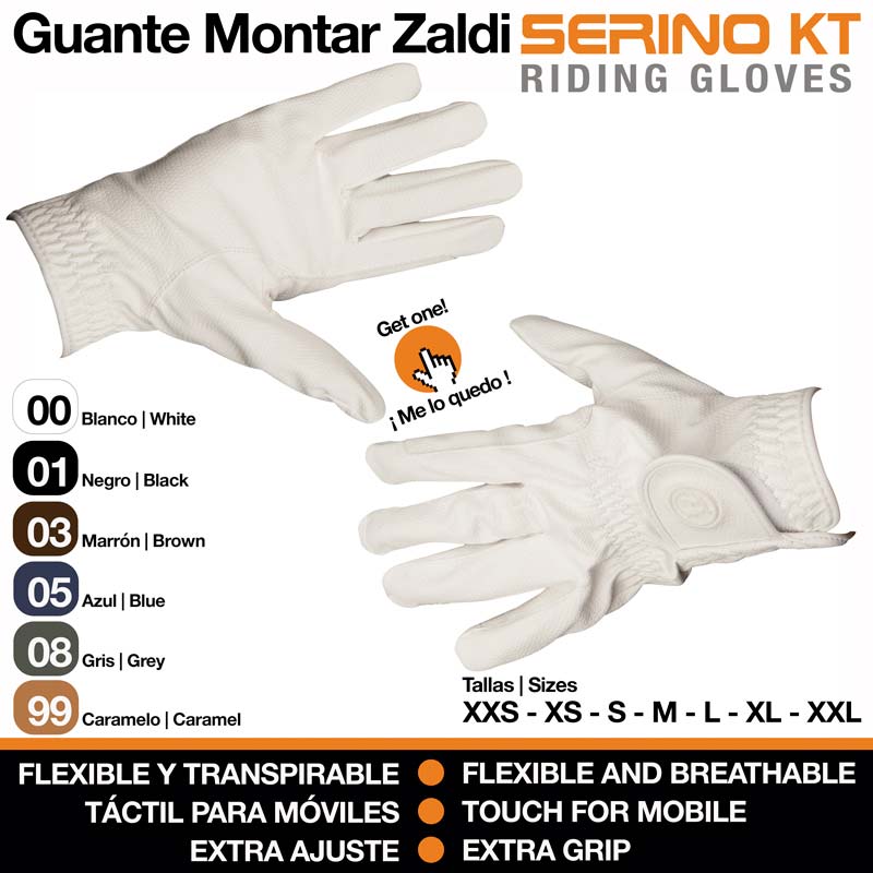 GUANTES MONTAR ZALDI SERINO KT - Imagen 8