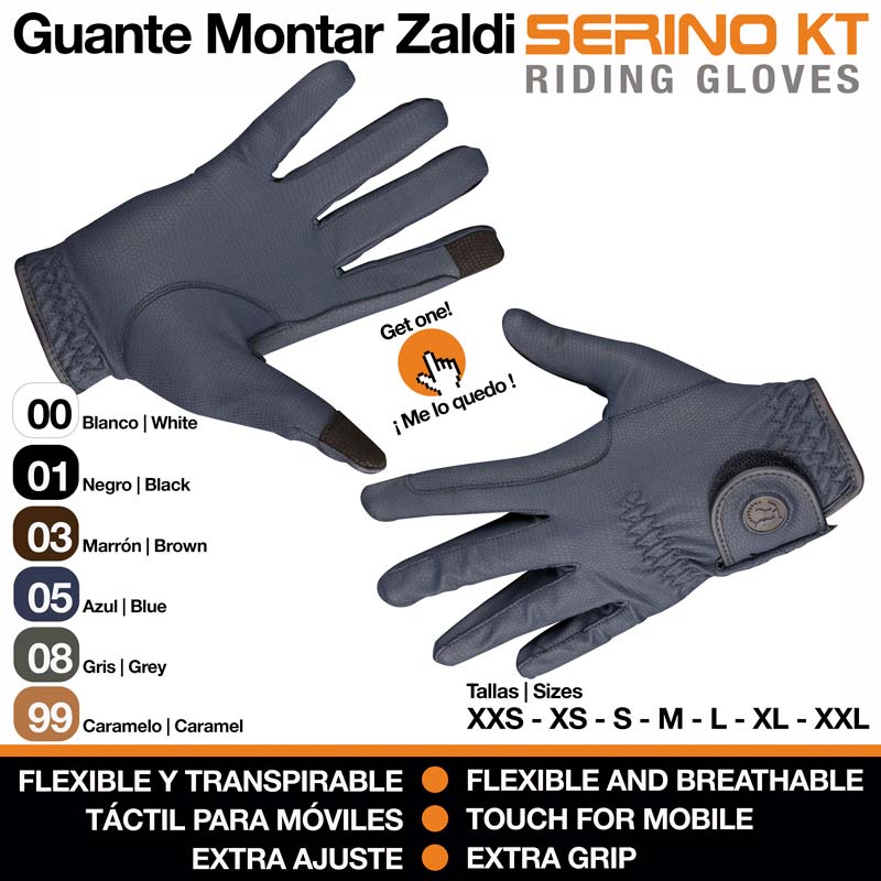 GUANTES MONTAR ZALDI SERINO KT - Imagen 7