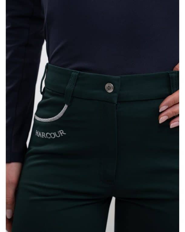 Pantalon harcour Jaltika  de montar con sistema grip rodilla (jungle) - Imagen 2